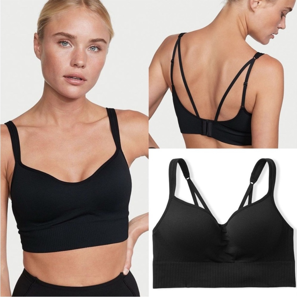 ❤️🔥FIRM PRICE❤️🔥Victorias Secret Flow On Point Seamless Triangl…